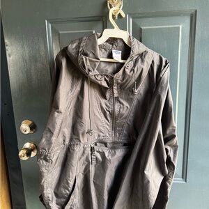 Gray Women's Old Navy Hooded Jacket windbreaker